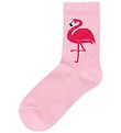 DYR Strumpor - DJUR Galopp - Pastel Pink Flamingo