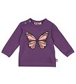 DYR Blouse - Critter - Grey Mauve Butterfly