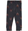 The New Siblings Leggings - TNSDiego - Phantom w. Leopard heads