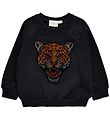 The New Siblings Sweatshirt - TNSDombat - Schwarz m. Leopard