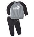 Puma Sweat Set - Ace Raglan - Grey Melange/Black