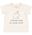 MarMar T-shirt MarMar - Charity - Off White m. Tryck