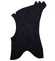 Racing Kids Balaclava - Wool/Cotton - 2-layer - black w. Thanks