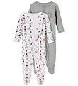 Name It Nightsuit - Noos - 2-Pak - NbnNightsuit - Grey Melange