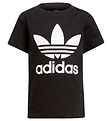 adidas Originals T-shirt - Trefoil - Black/White