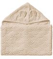 Cam Cam Hooded Towel - 70x130 cm - Almond w. Ears
