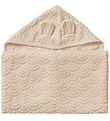 Cam Cam Serviette  Capuche - 70x130 cm - Amande av. Oreilles