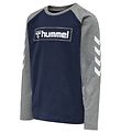 Hummel Pullover - hmlBOX - Navy/Grau