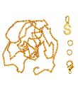 Me&My BOX Ketting m. Letter - S - Verguld