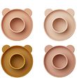 Liewood Äggkoppar - Silikon - Janus - 4-pack - Mr Bear Rose Mult