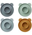 Liewood Äggkoppar - Silikon - Janus - 4-pack - Mr Bear Blue Mult