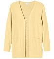 Name It Cardigan - Bow - Noose - Stickad - Double Cream