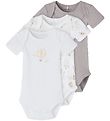 Name It Bodysuits s/s - Noos - NbnBody - 3-Pack - Alloy