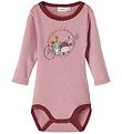 Name It Bodysuit l/s - Noos - NbfWillit - Wool - Nostalgia Rose