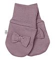 Racing Kids Fäustlinge - Dusty Purple m. Schleife
