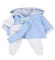 Asi Puppenkleidung - 46 cm - Blau/Weiß