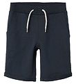 Name It Shorts en Molleton - Noos - NkmVermo - Dark Sapphire