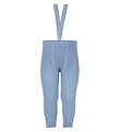 Condor Leggings M. axlaböndum - Ull/Akrýl - Bláleit