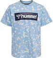 Hummel Stuttermabolur - hmlCarter - Loftgóður Blue