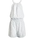 Grunt Jumpsuit - Zennia - Hvítt M. Ljósblátt
