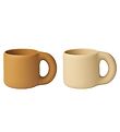 Liewood Cups - 2-Pack - Silicone - Kylie - Golden Caramel/Safar