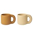 Liewood Tasses - 2 Pack - Silicone - Kylie - Golden Caramel/Safa