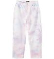 LMTD Hosen - NlfTieizza - White Alyssum/Tie Dye