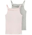 Name It Undershirt - Noos - NkfStrap - 2-Pack - Barely Pink & Gr