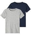 Name It T-Shirt - Noos - NkmT-Shirt - 2er-Pack - Dark Sapphire &