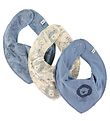 Pippi Baby Teething Bib - 3-Pack - Ashley Blue Melange