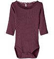 Name It Romper l/s - Noos - Rib - NbfKab - Fig