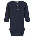 Name It Romper l/s - Noos - Rib - NbmKab - Dark Sapphire