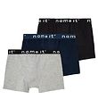 Name It Boxers - Noos - NkmBoxer - 3 Pack - Noir/Gris/Marine