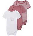 Name It Bodysuit s/s - Noos - NbnBody - 3-Pack - Mesa Rose