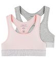 Top Name It - Noos - NkfShort - 2 Pack - À peine Rose avec Grey