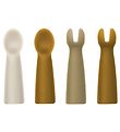Liewood Cutlery - 4-Pack - Silicone - Terra - Oat Multi Mix