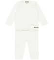 Bonton Set - Bluse/Hosen - Fleece - Creme