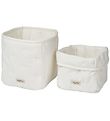 MarMar Storage Baskets - 2-Pack - Gentle White