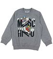 Moschino Sweatshirt - Grijs Gevlekt m. Print