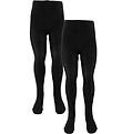 Name It Tights - Noos - Rib - NknPantyhose - 2-Pack - Black