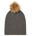 Name It Beanie - Knitted - Wool - NmmWhoma - Tarmac