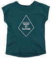 Hummel Stuttermabolur - hmlLuna - Deap Teal