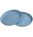 Sebra Borden - Bioplastic - 2-pack - MUMS - Powder Blue