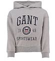 GANT Huppari - Light Grey Melange