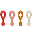 Liewood Spoons - Liva - 4-Pack - Silicone - Dusty Raspberry Mult