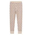 Hust and Claire Leggings - Laso - Wool/Bamboo - Wheat Melange w.