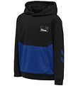 Hummel Hoodie - hmlEdward - Black/Blue