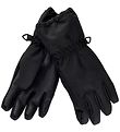 Mikk-Line Gloves w. Fleece - Softshell - Black