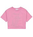 Juicy Couture T-Shirt - Bijgesneden - Fuchsia Roze