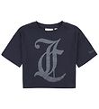 Juicy Couture Stuttermabolur - Skera - Night Sky